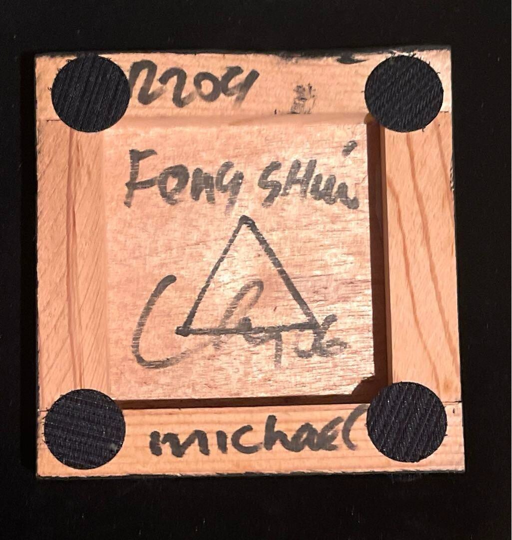 Andy Lakey - Archangel Michael Original Textured Painting On Wood Signed Framed