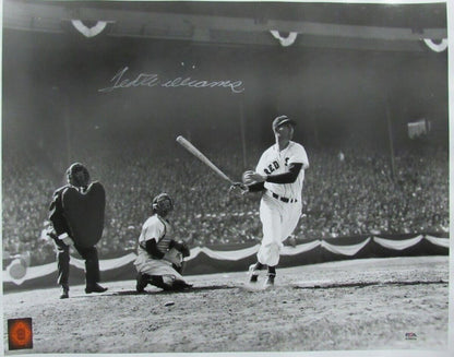 Ted Williams Hof Signed/Auto 16X20 B/W Photo