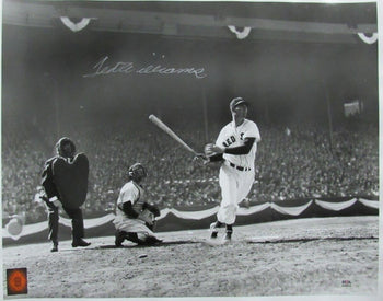 Ted Williams Hof Signed/Auto 16X20 B/W Photo