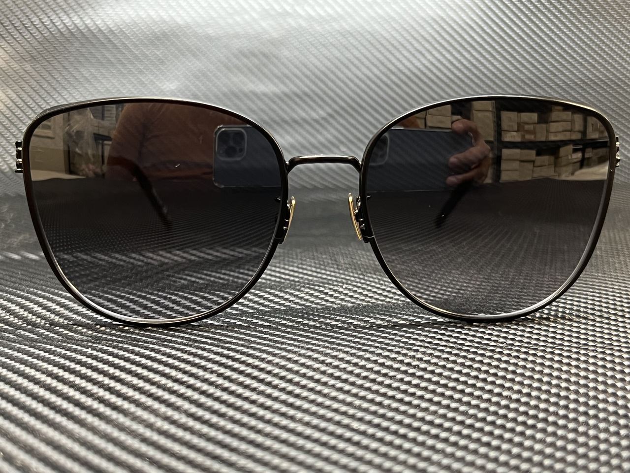 SAINT LAURENT SL M89 002 Black Cat Eye 51 mm Women's Sunglasses