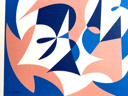 Giacomo Balla, Lithograph 1968 Venice Biennale