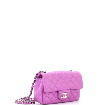 Chanel Classic Single Flap Bag Quilted Lambskin Mini