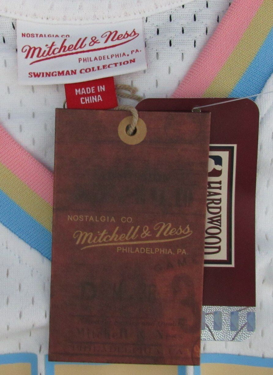 Allen Iverson Hof Autographed White  Mitchell & Ness Jersey Denver Jsa 181849