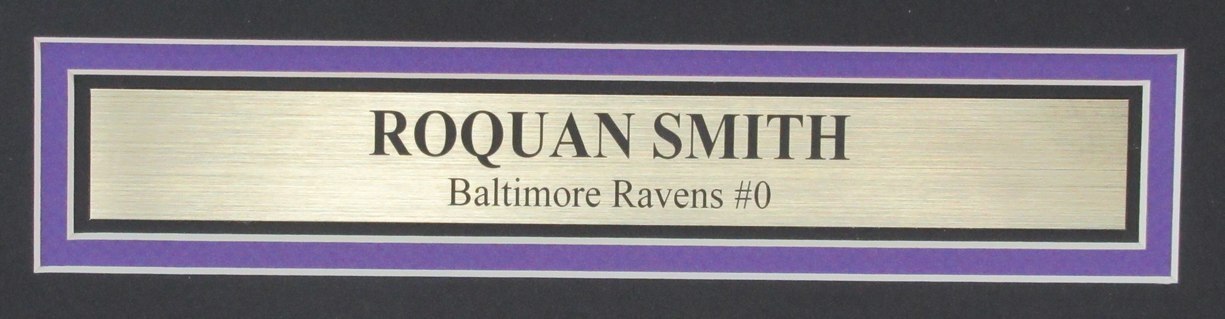 Roquan Smith Ravens Autographed 16X20 Photo Framed Beckett 184989