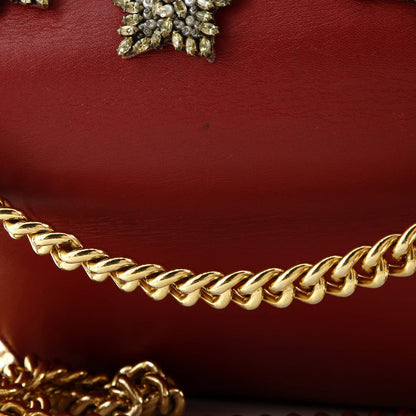 Gucci Padlock Shoulder Bag Embellished Leather Small