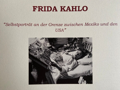 Frida Kahlo Lithograph Coa Certified Signed