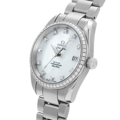 Omega Seamaster Aqua Terra Co-Axial 2509.75 White Men'S Used Watch #21118