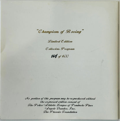Muhammad Ali & Angelo Dundee Champions Of Boxing #164/601 (Jsa)