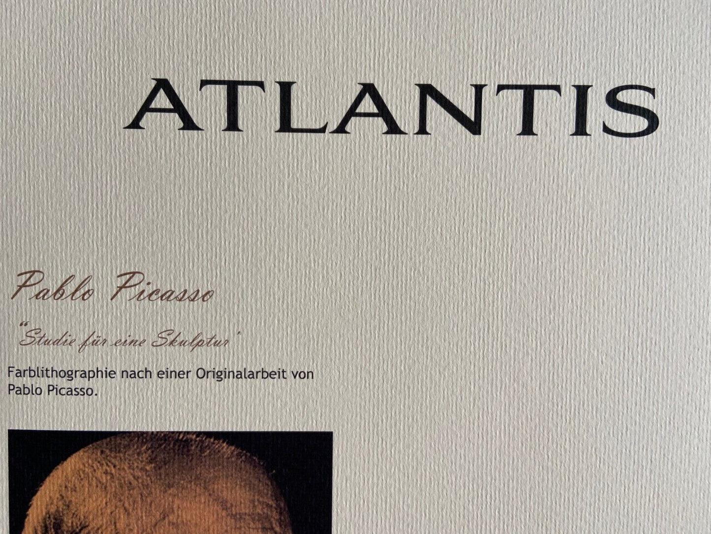 Numbered Pablo Picasso Lithograph