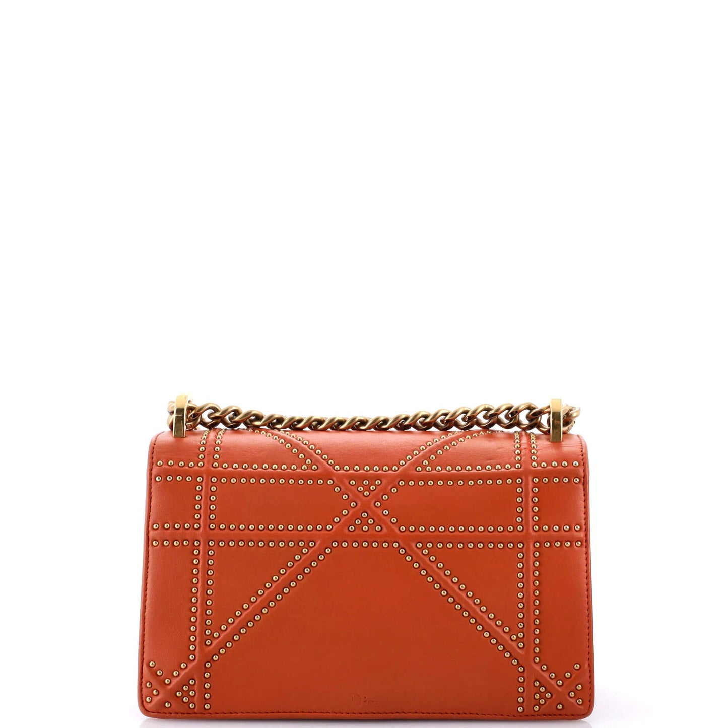 Christian Dior Diorama Flap Bag Studded Leather Small