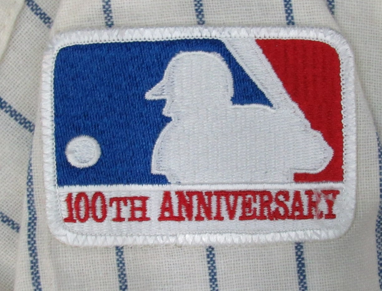 Ernie Banks Hof Signed/Inscribed Mitchell & Ness Baseball Jersey Cubs Psa 199556