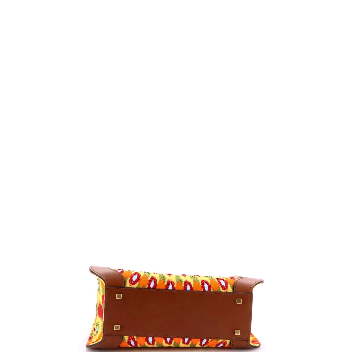 Valentino Garavani Vlogo Shopper Tote Bead Embellished Leather Medium