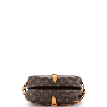 Louis Vuitton Saumur Handbag Monogram Canvas 30
