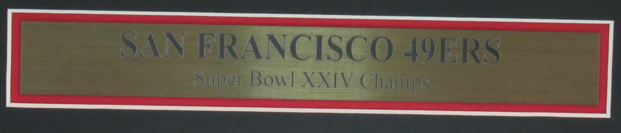 1990 San Francisco Chronicle Newspaper 49Ers Super Bowl Xxiv Champ Framed 166183