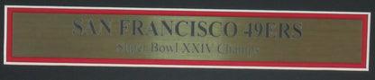 1990 San Francisco Chronicle Newspaper 49Ers Super Bowl Xxiv Champ Framed 166183
