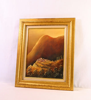 Rigoberto Pazmio Cruz (Inti) 1999 Original Oil Painting Saliendo De Alaus