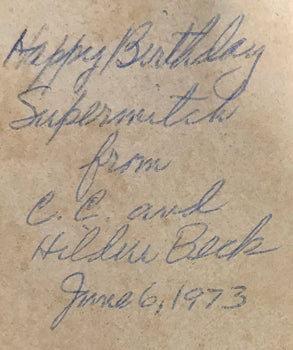 Cc Beck Autographed Shazam King Size Comic Book