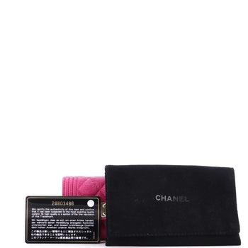 Chanel Boy Flap Card Case Quilted Caviar