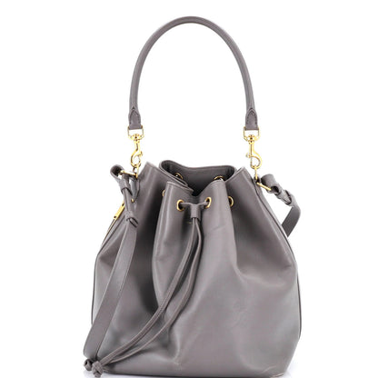 Saint Laurent Emmanuelle Bucket Bag Leather Large