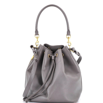 Saint Laurent Emmanuelle Bucket Bag Leather Large