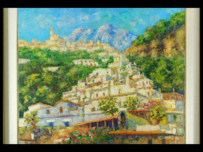 Bonanni Claudio (Italy) Original Painting Oil On Canvas Signed Framed