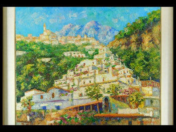 Bonanni Claudio (Italy) Original Painting Oil On Canvas Signed Framed