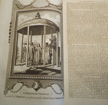Japan William Hurd Religious Rites Customs of All Nations Illustrated 1790 Folio