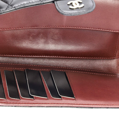 Chanel L-Flap Wallet Quilted Lambskin Long