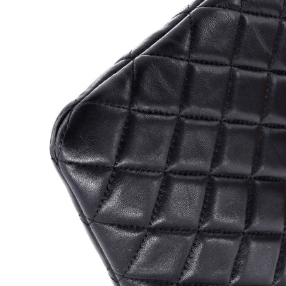Chanel Boy O Case Clutch Quilted Lambskin Medium