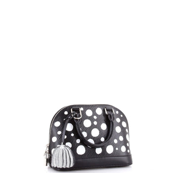 Louis Vuitton Alma Handbag Yayoi Kusama Infinity Dots Epi Leather Bb