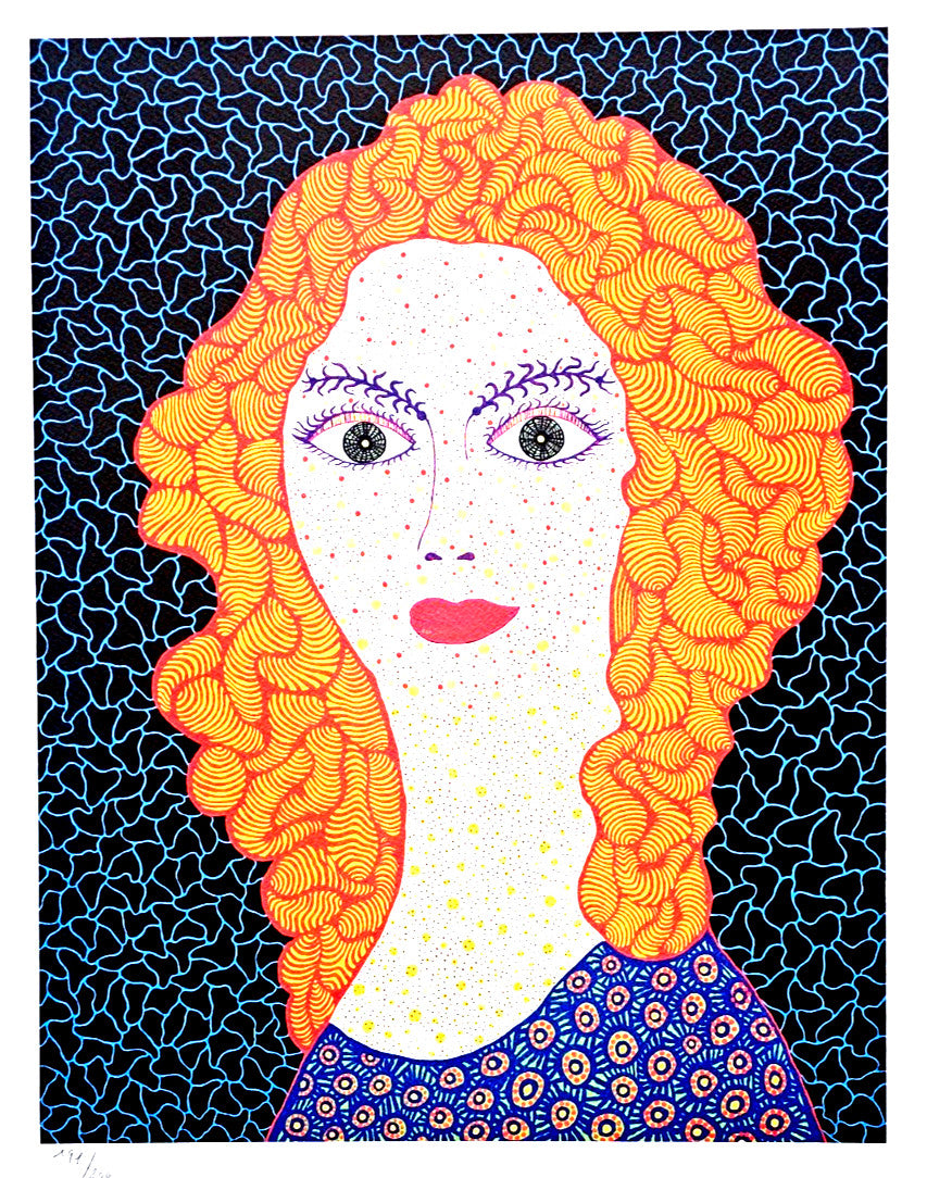 Yayoi Kusama, Lithograph Mori Art Museum Coa Certified Numbered