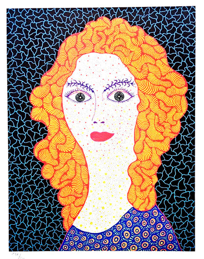 Yayoi Kusama, Lithograph Mori Art Museum Coa Certified Numbered