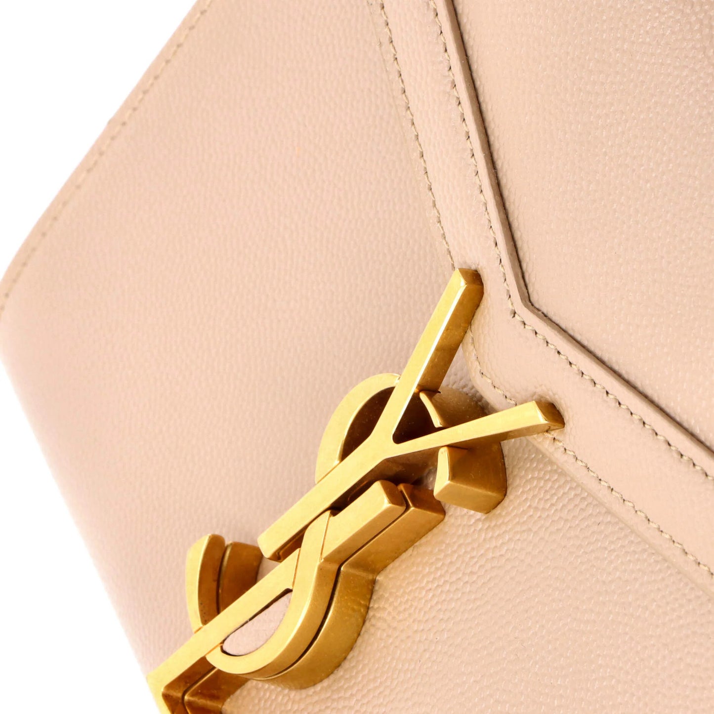 Saint Laurent Cassandra Chain Shoulder Bag Leather Small