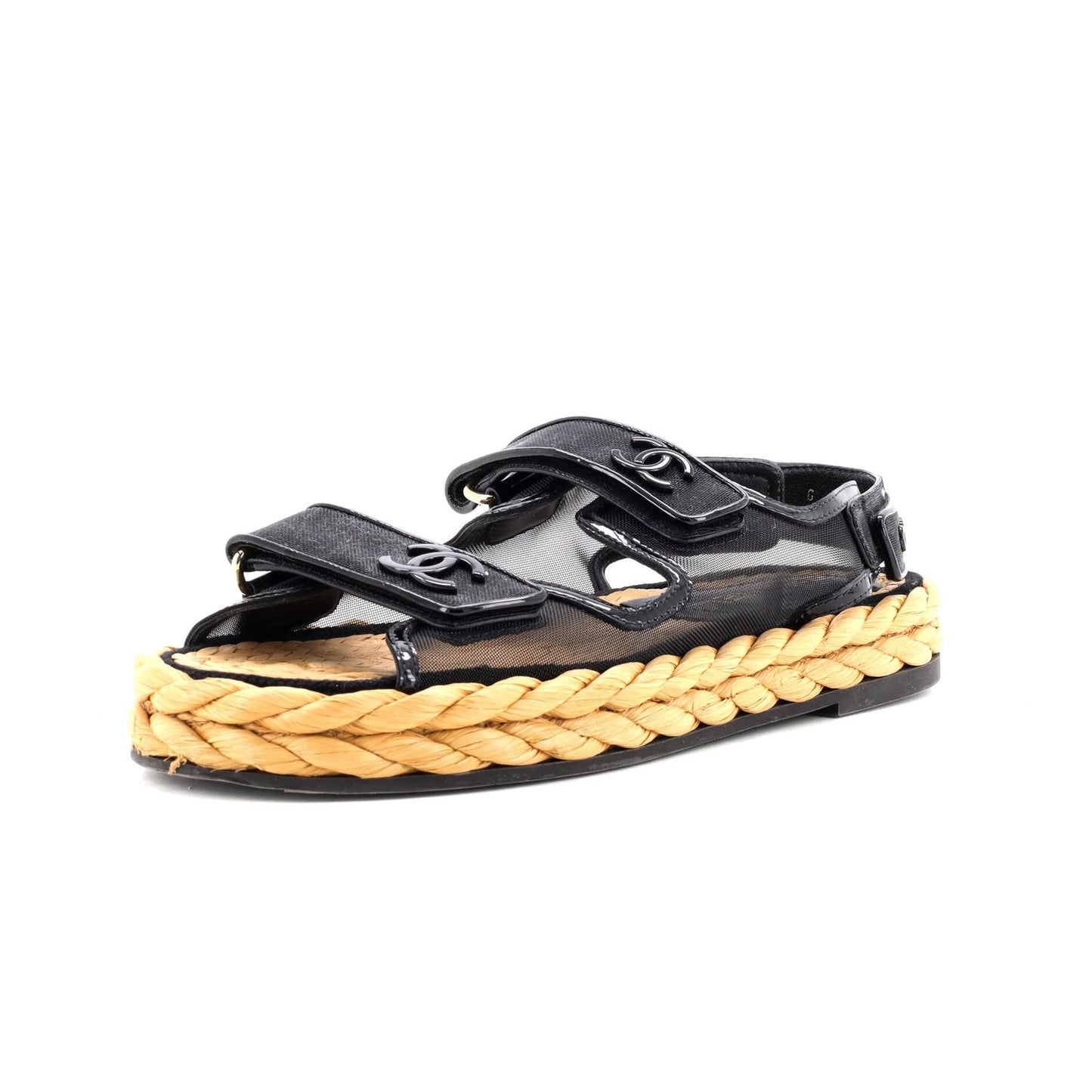Chanel Women'S Espadrille Dad Sandals Mesh