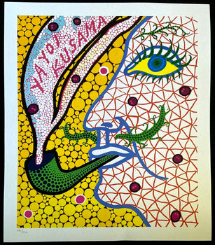 Yayoi Kusama Lithograph: Mori Art Museum Coa