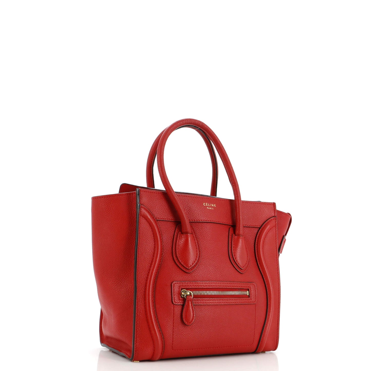 Celine Luggage Bag Grainy Leather Micro
