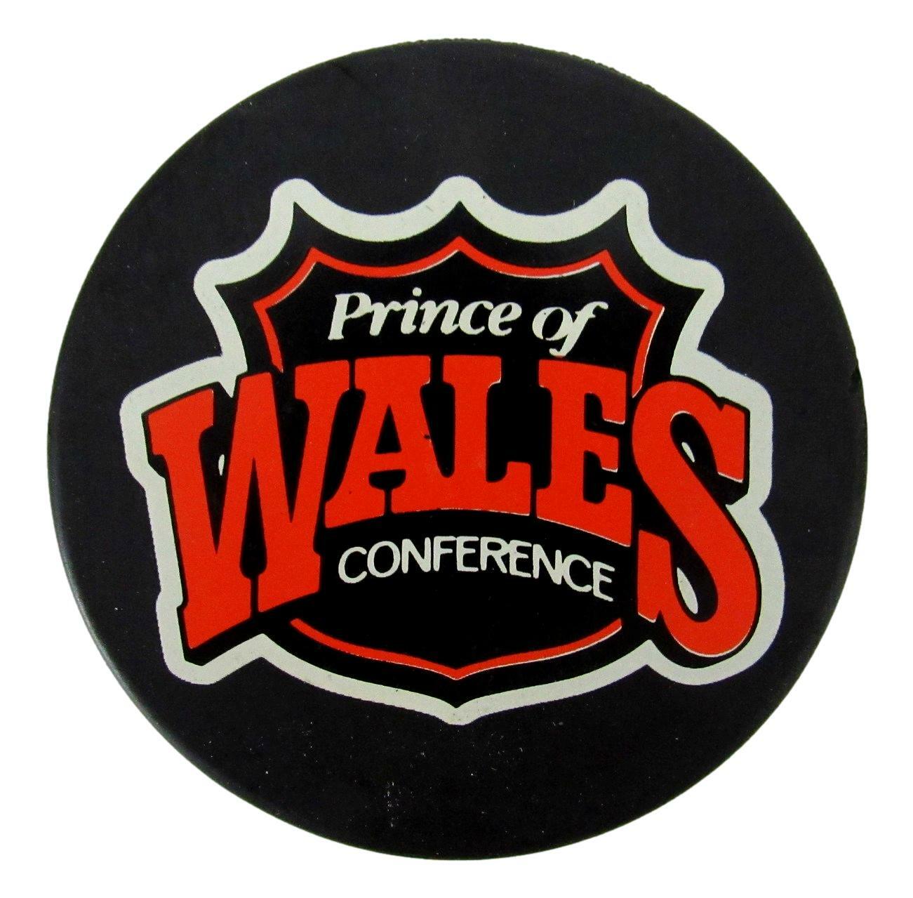 Prince Of Wales Conference Nhl Vtg General Tire Slug Zeigler Trench Puck 163957