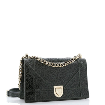 Christian Dior Diorama Flap Bag Crackled Deerskin Medium