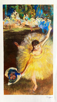 Edgar Degas Lithograph 1943 Coa Mourlot Signed