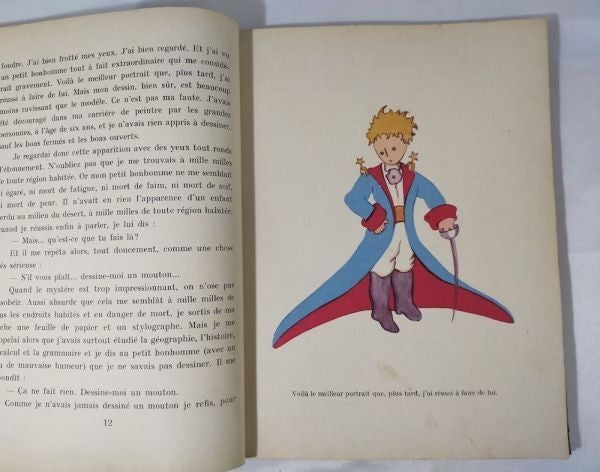 Le Petit Prince  Antoine De Saint-Exupry  1945 Gallimard French First Edition