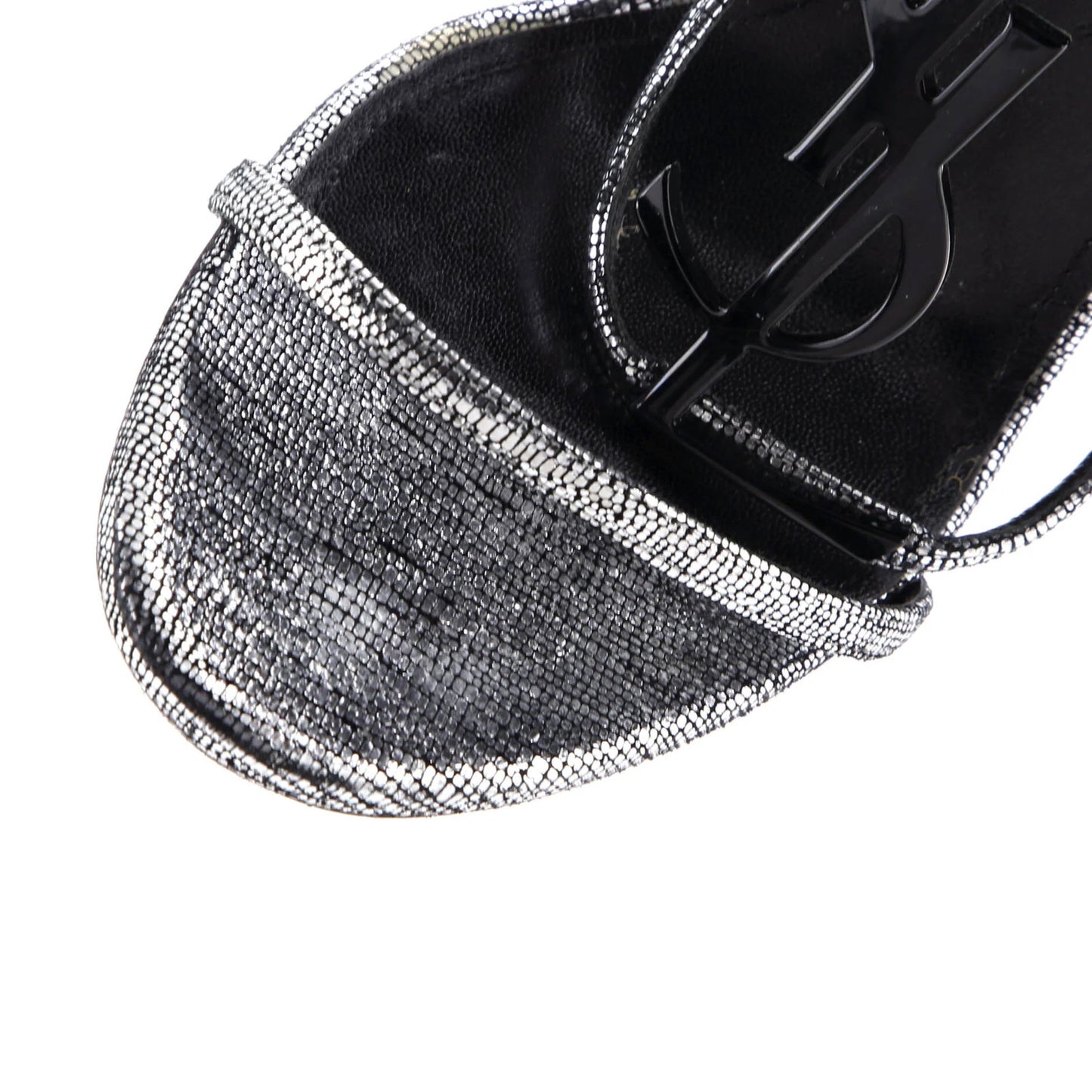 Saint Laurent Women'S Cassandra Heeled Sandals Leather 110