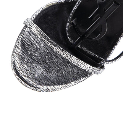 Saint Laurent Women'S Cassandra Heeled Sandals Leather 110