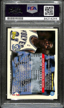 Kevin Garnett Timberwolves Signed 1995 Topps