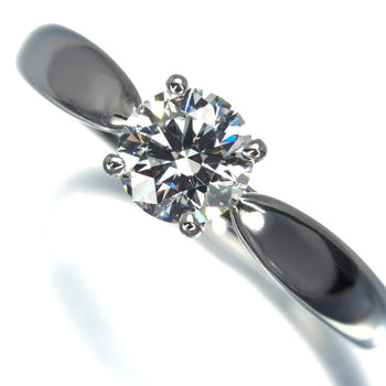 Tiffany&Co. Ring Harmony Solitaire Diamond 0.57Ct E Vs1 3Ex Us5.75-6 Pt950