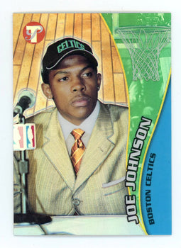 Joe Johnson 2001 Topps Pristine #72 Refractor Rc