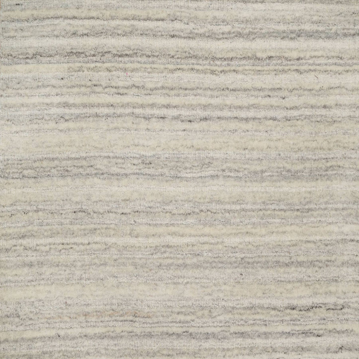 2'6"X10' Beige Plain Modern Design Undyed All Wool Hand Loomed Runner Rug