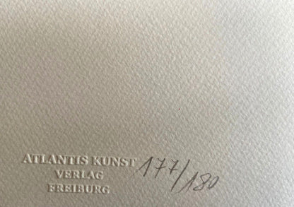 Piet Mondrian Lithograph Certified Numbered Coa