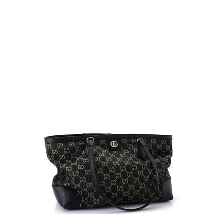 Gucci Ophidia Shopping Tote Gg Denim Medium