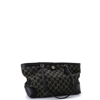 Gucci Ophidia Shopping Tote Gg Denim Medium