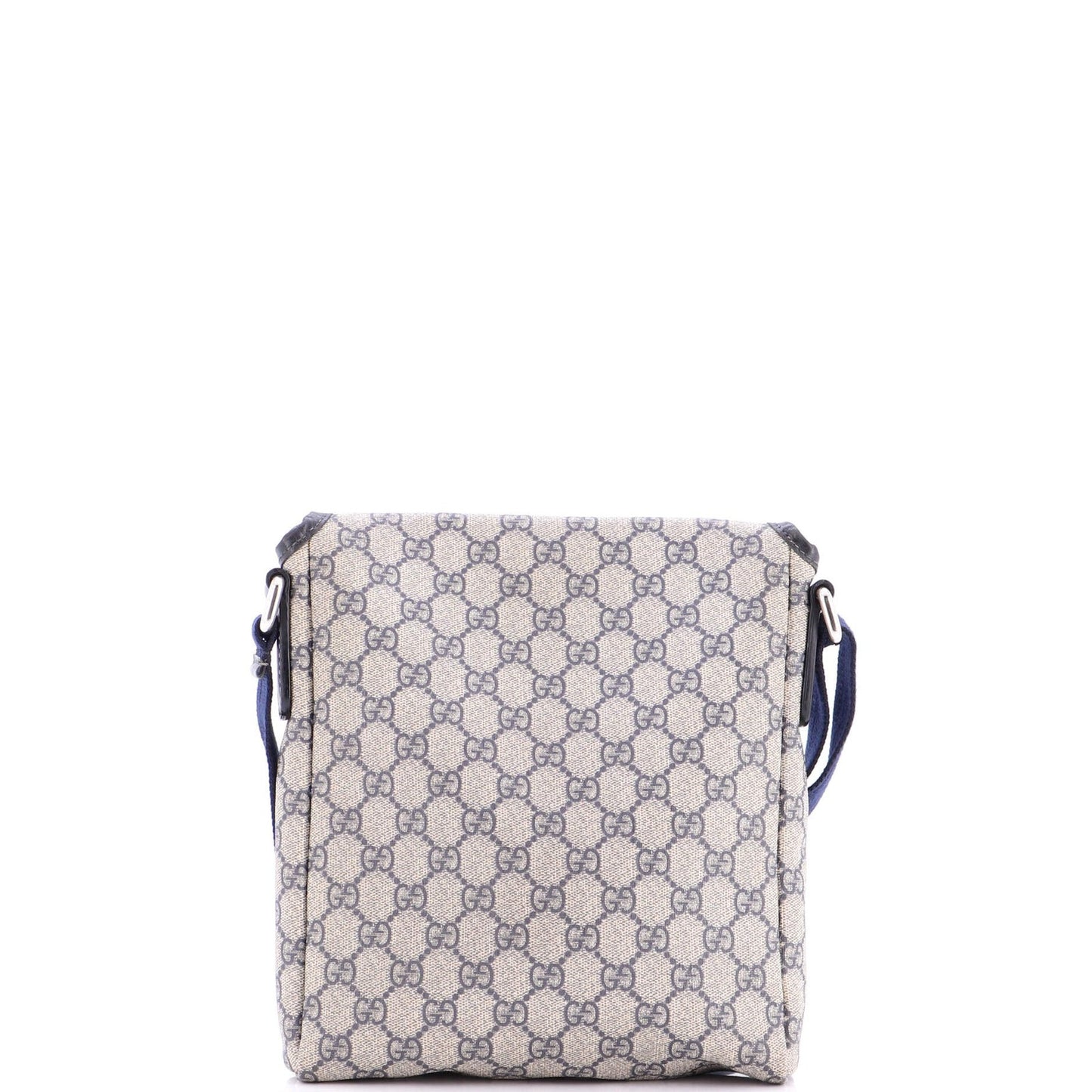 Gucci Flap Messenger Gg Coated Canvas Small